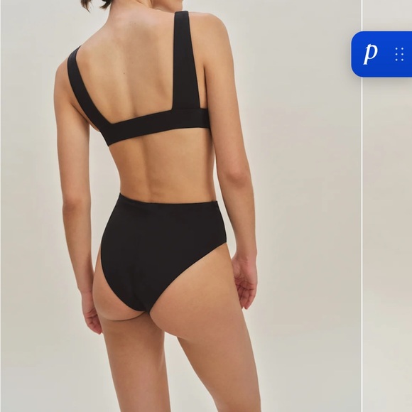 Reformation Ana Bikini Bottom Black - Size XL - Picture 3 of 4